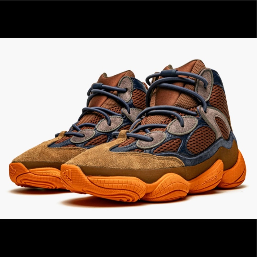 Adidas Yeezy 500 High Tactical Orange Size 8.5M
